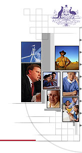 Images of the Treasurer, Parliament House and Australians