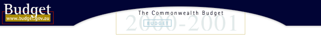 Page Banner - Budget 2000-2001