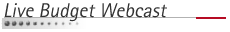 Live Budget Webcast