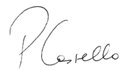 Peter Costello signature