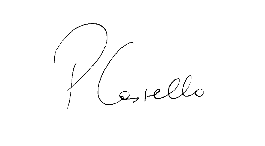 The Honourable Peter Costello's signature