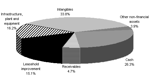 Budgeted total agency assets 2005-06