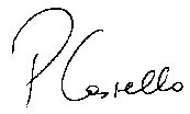 Peter Costello signature
