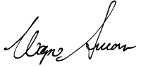 Signature of Wayne Swan, Commonwealth Treasurer