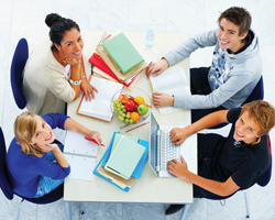 Image: People working at desk