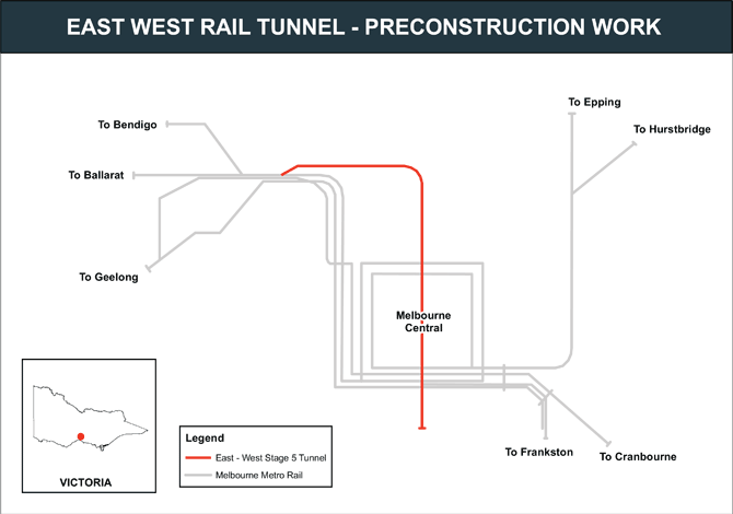 Image: East West Rail Tunnel Preconstruction work