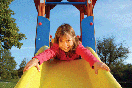 Image: Girl on Slide