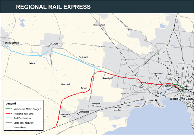 Map: Regional Rail Express