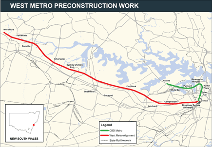 Map: West Metro Preconstruction