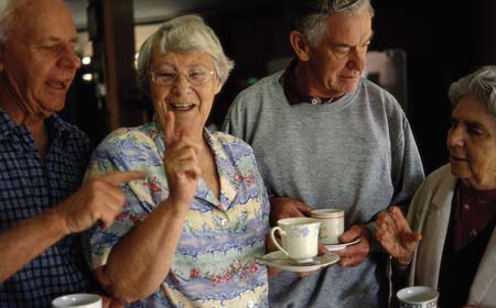 Image: Enjoying a cup of tea