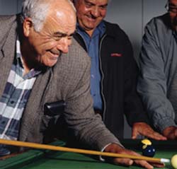 Image: men playing pool