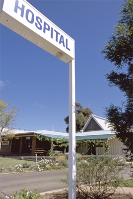 Image: Hospital sign