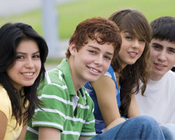 Image: Group of young people smiling