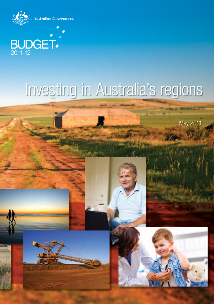 Rural and Regional Glossy Cover Image: Investing in Australia's regions