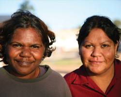Image: Portrait of two aboriginal women