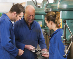 Image: Students doing training