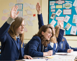 Image: Girls in classroom