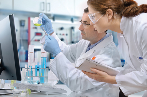 Photo: Scientists in labratory