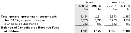 Note 20(a): Consolidated Revenue Fund