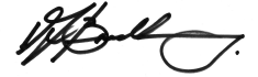 Signature of the Hon David Bradbury MP