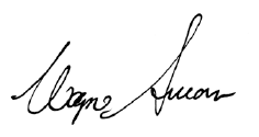 Signature of the Deputy Prime Minister and Treasurer
