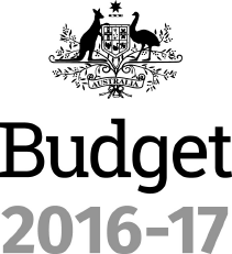 Budget 2016‑17 logo. 