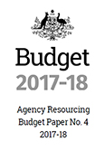 Budget Paper No. 4: Agency Resourcing